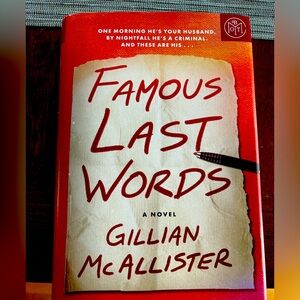 FAMOUS LAST WORDS - book by Gillian McAllister